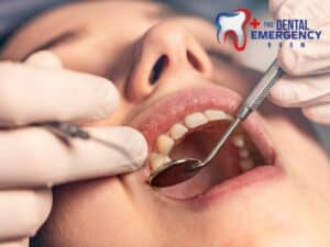 Patient receiving dental care to improve Oral Health at The Dental Emergency Room